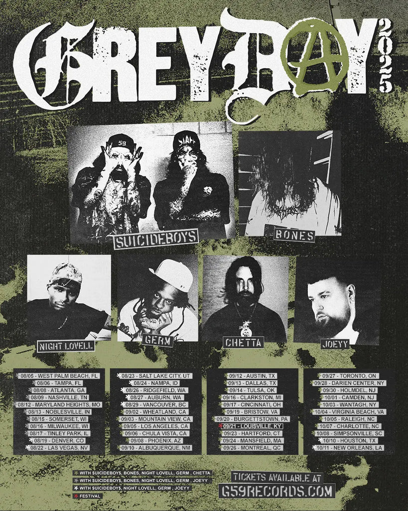 $uicideboy$ Unveil Expansive 2025 Grey Day Tour