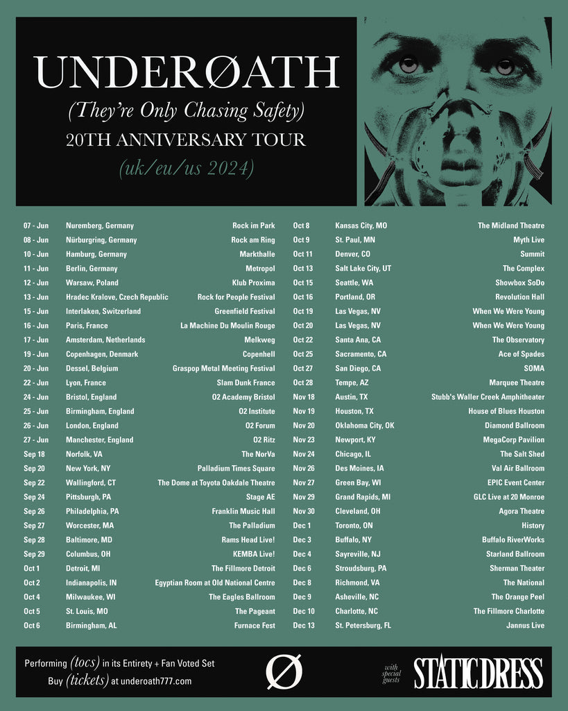 20YearView: Underoath Reflect On Two Decades of ’They’re Only Chasing Safety’