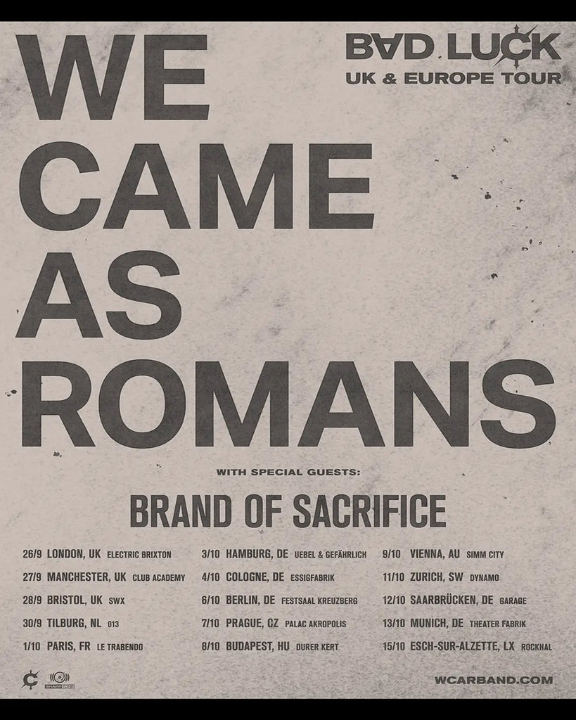 We Came As Romans Unveil Bad Luck World Tour