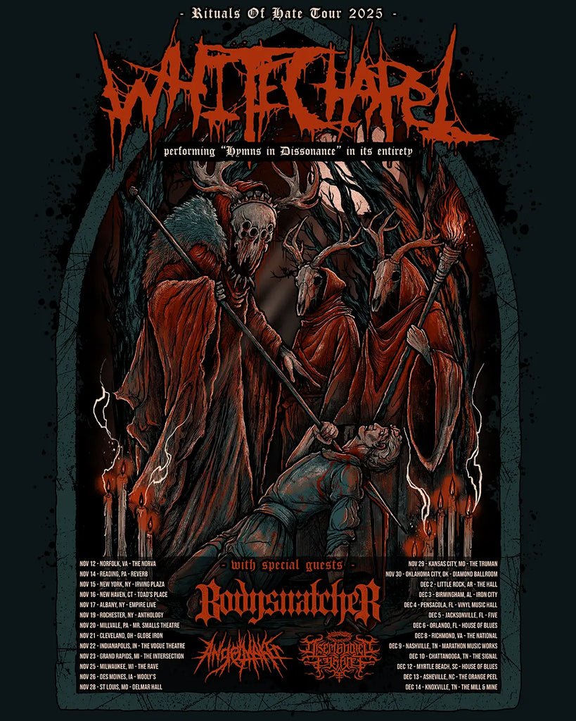 Whitechapel Heads the Rituals of Hate Fall North American Tour