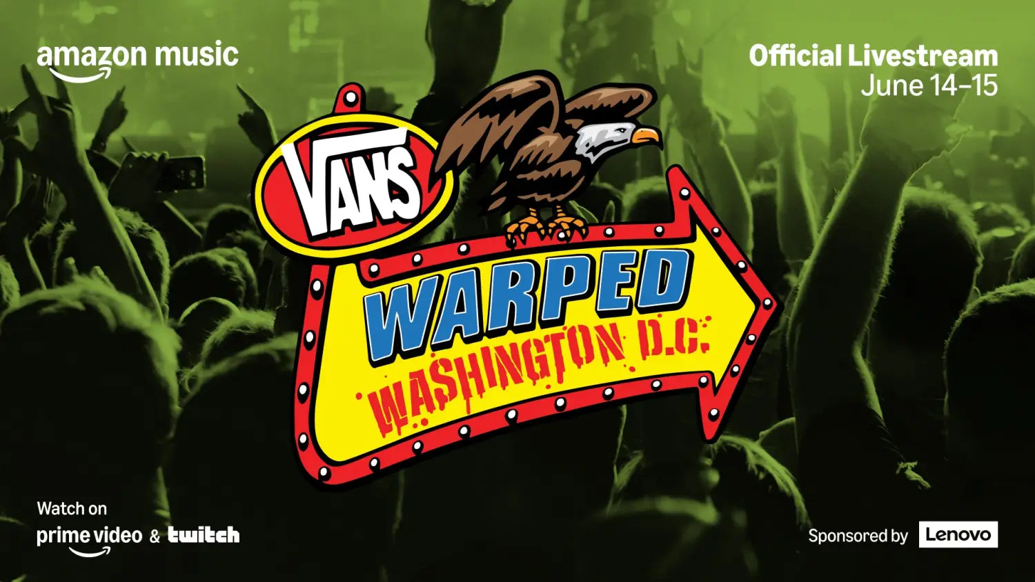 The Vans Warped Tour Will Be Livestreamed via Amazon Music