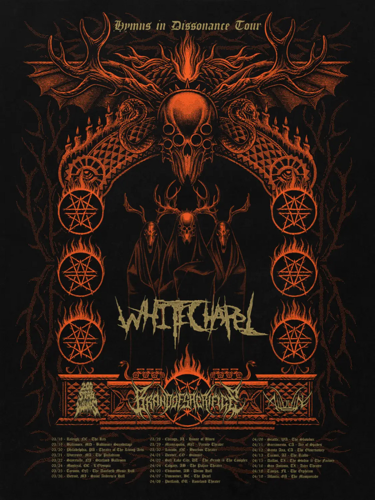 Whitechapel Pair with Northlane for ’Hymns Over Europe’ Tour