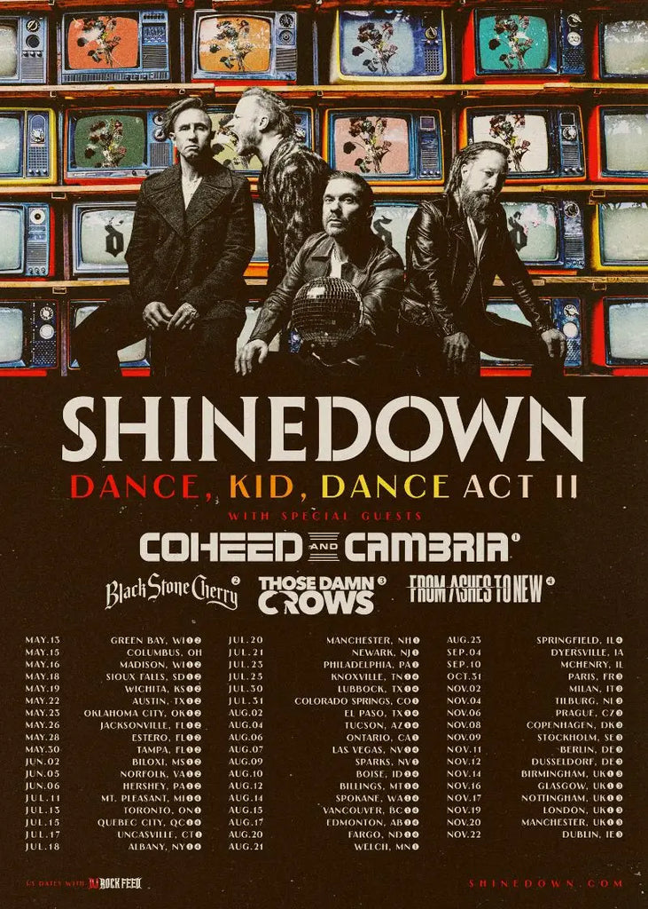 Shinedown Announce New Album EI8HT Along with Dance Kid Dance Act II World Tour