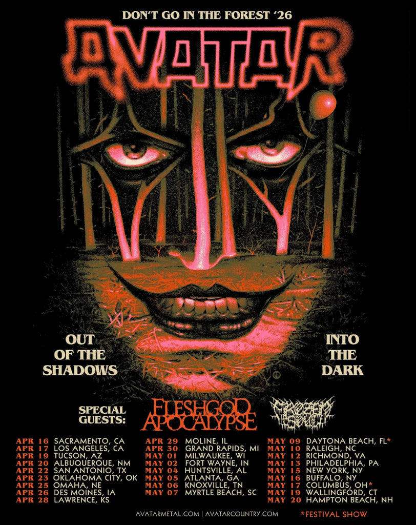 AVATAR - DON’T GO IN THE FOREST - PRESALE CODE