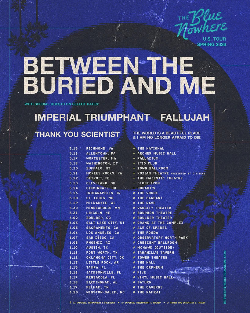 BETWEEN THE BURIED AND ME - THE BLUE NOWHERE - PRESALE CODE