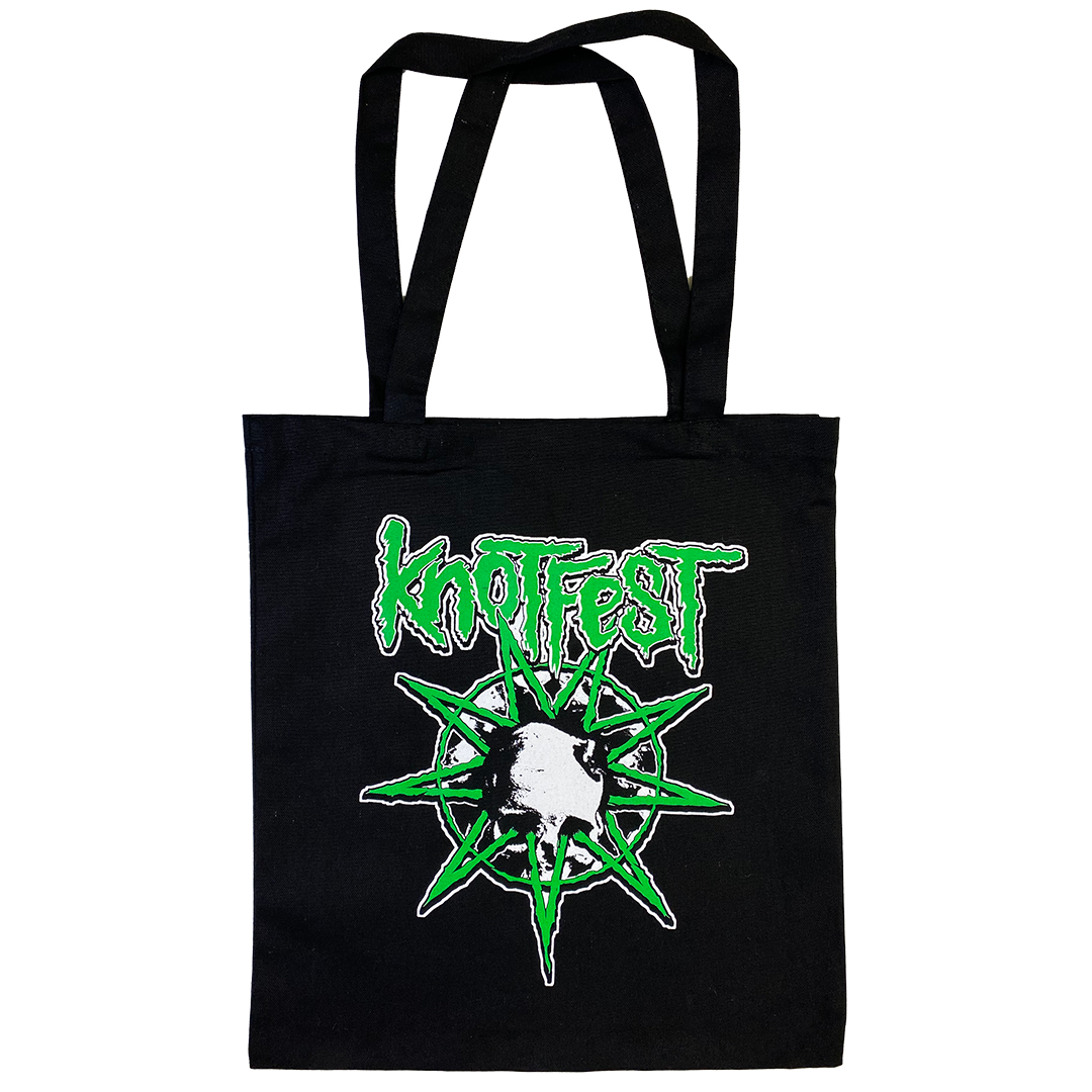 ’Deathknot Green’ Tote Bag