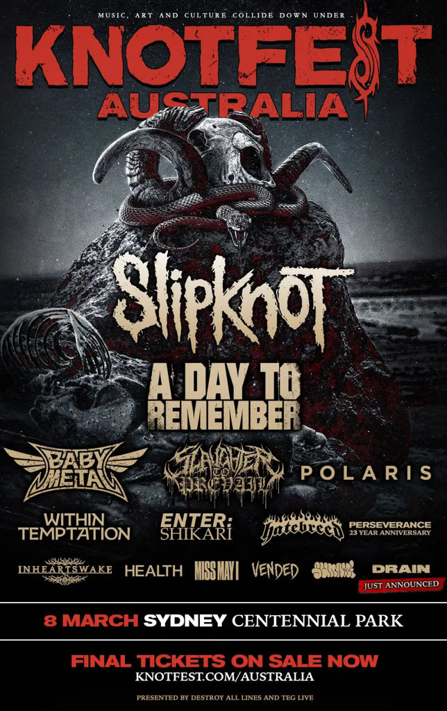 DRAIN Added To KNOTFEST Australia Finale in Syndey