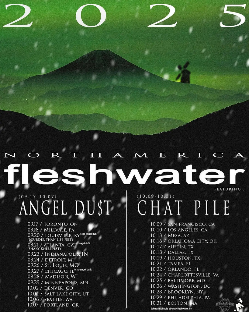 Fleshwater Announce North American Tour With Angel Du$t and Chat Pile