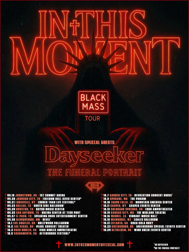 IN THIS MOMENT - BLACK MASS TOUR - PRESALE CODE