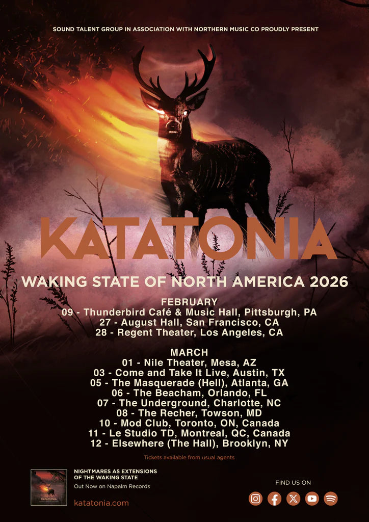 KATATONIA - WAKING STATE OF NORTH AMERICA - PRESALE CODE