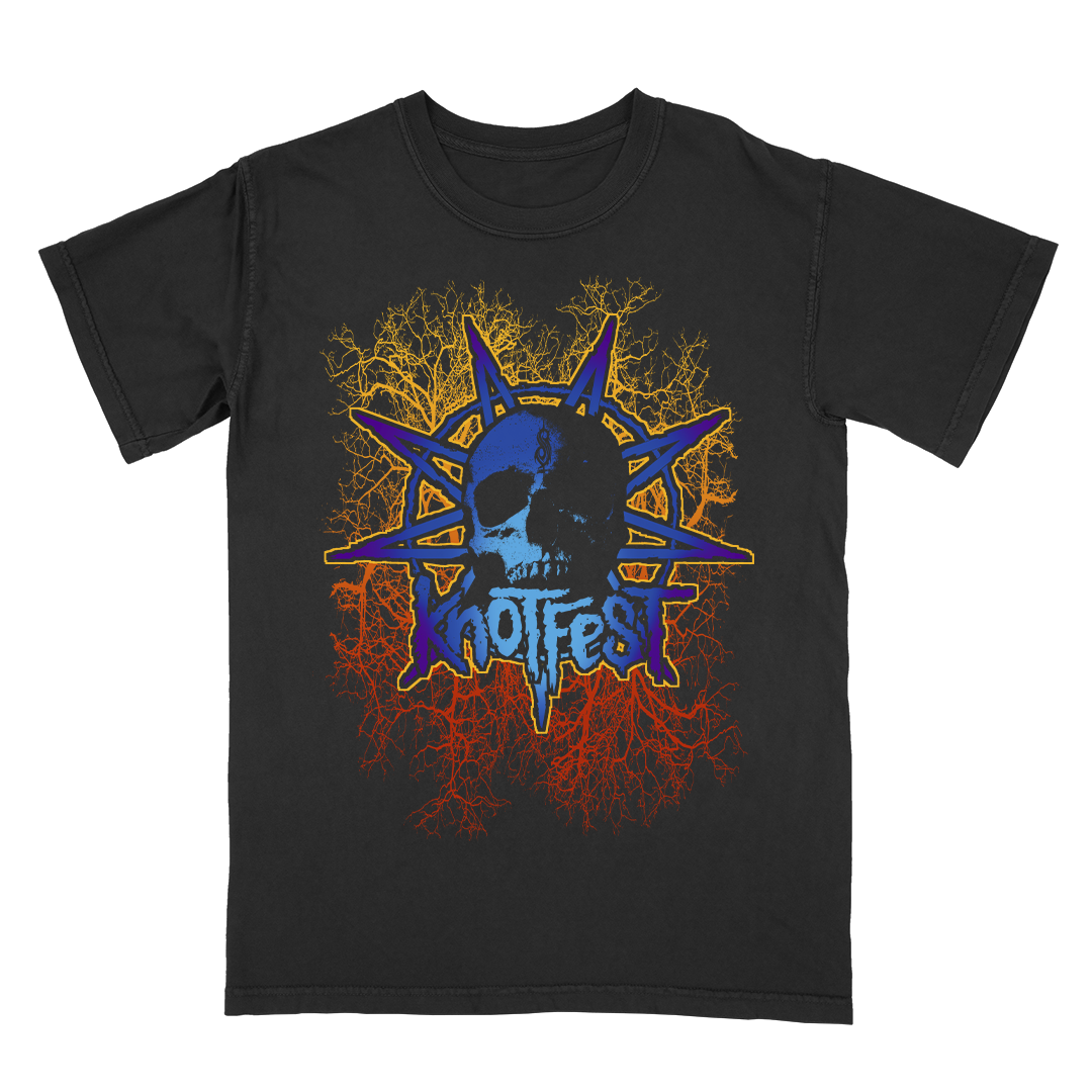 Knotfest Finland Star Skull Trees T-Shirt - S