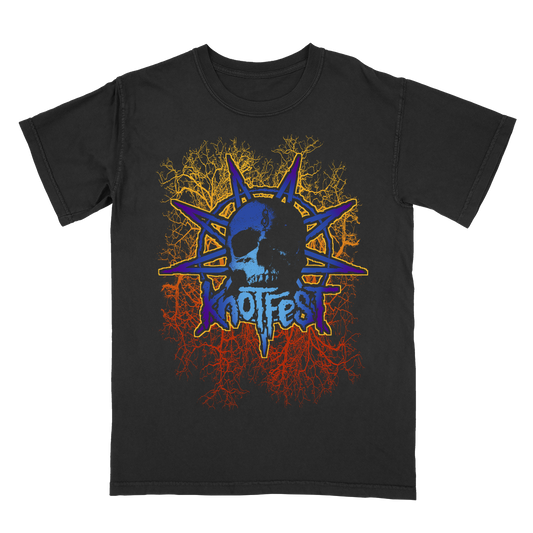 Knotfest Finland Star Skull Trees T-Shirt - S