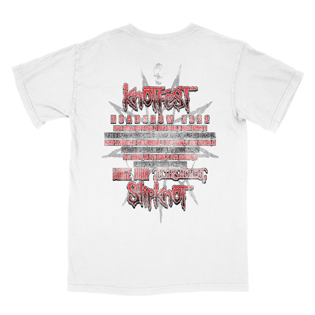 Knotfest Leg 1 Tour T-shirt in White