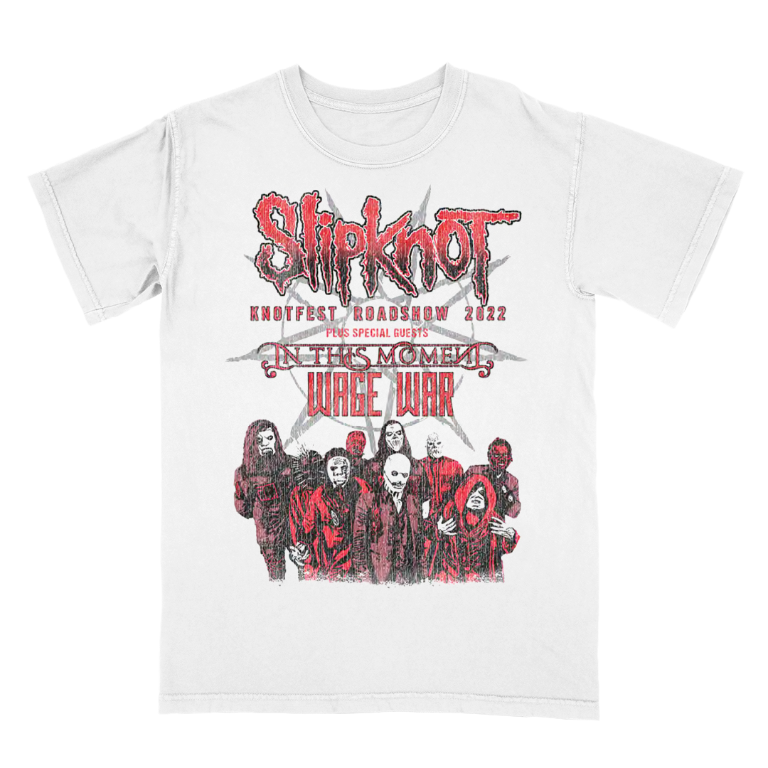 Knotfest Leg 1 Tour T-shirt in White - S