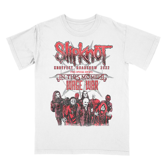 Knotfest Leg 1 Tour T-shirt in White - S
