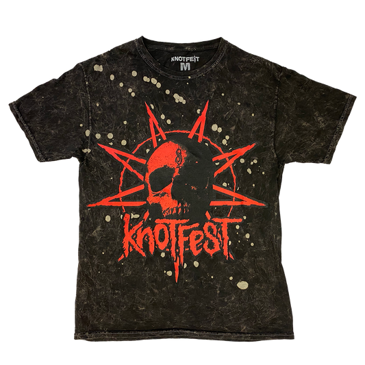 Knotfest Leg 2 Star Skull T-Shirt - S