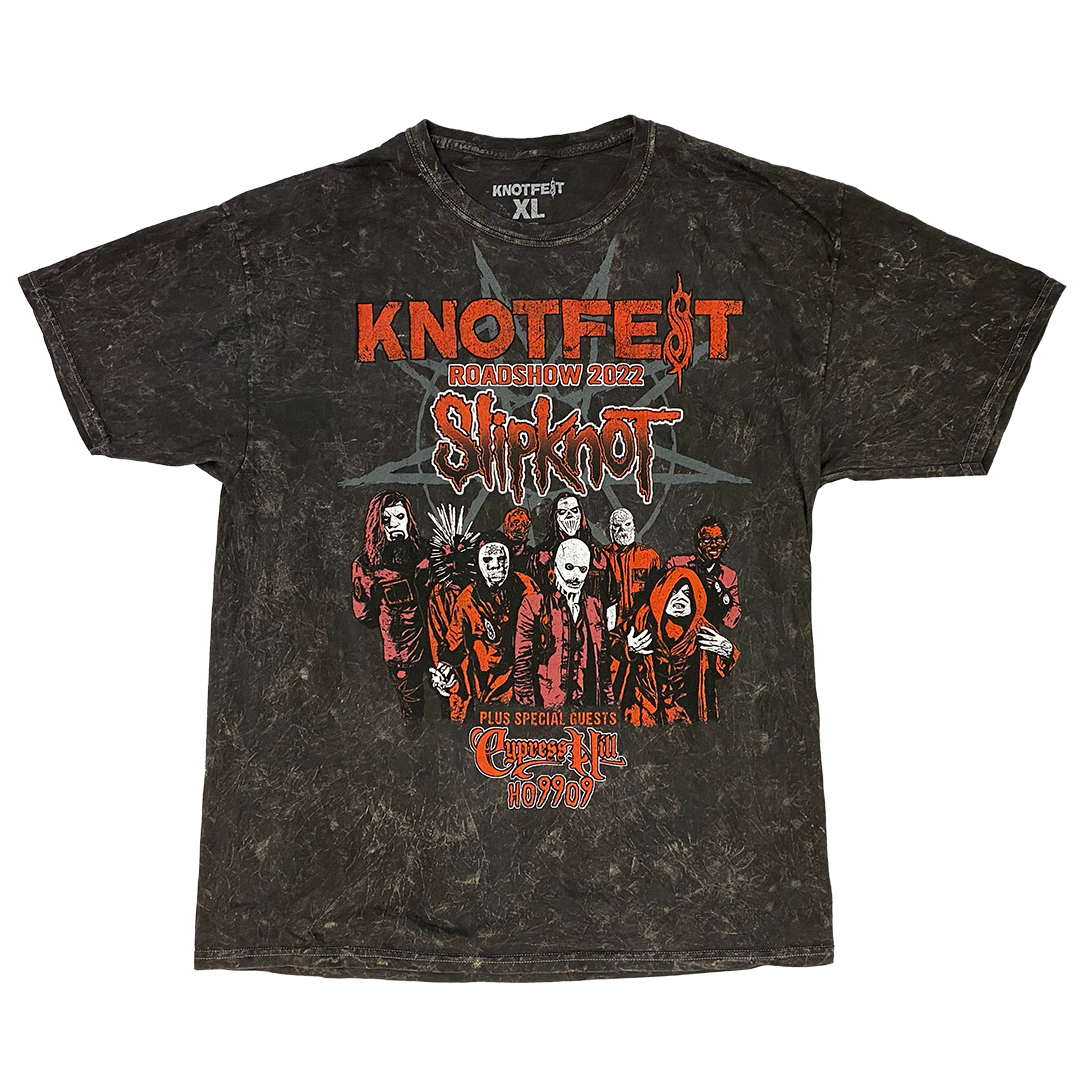 Knotfest Leg 2 Tour T-Shirt in Vintage Grey - S