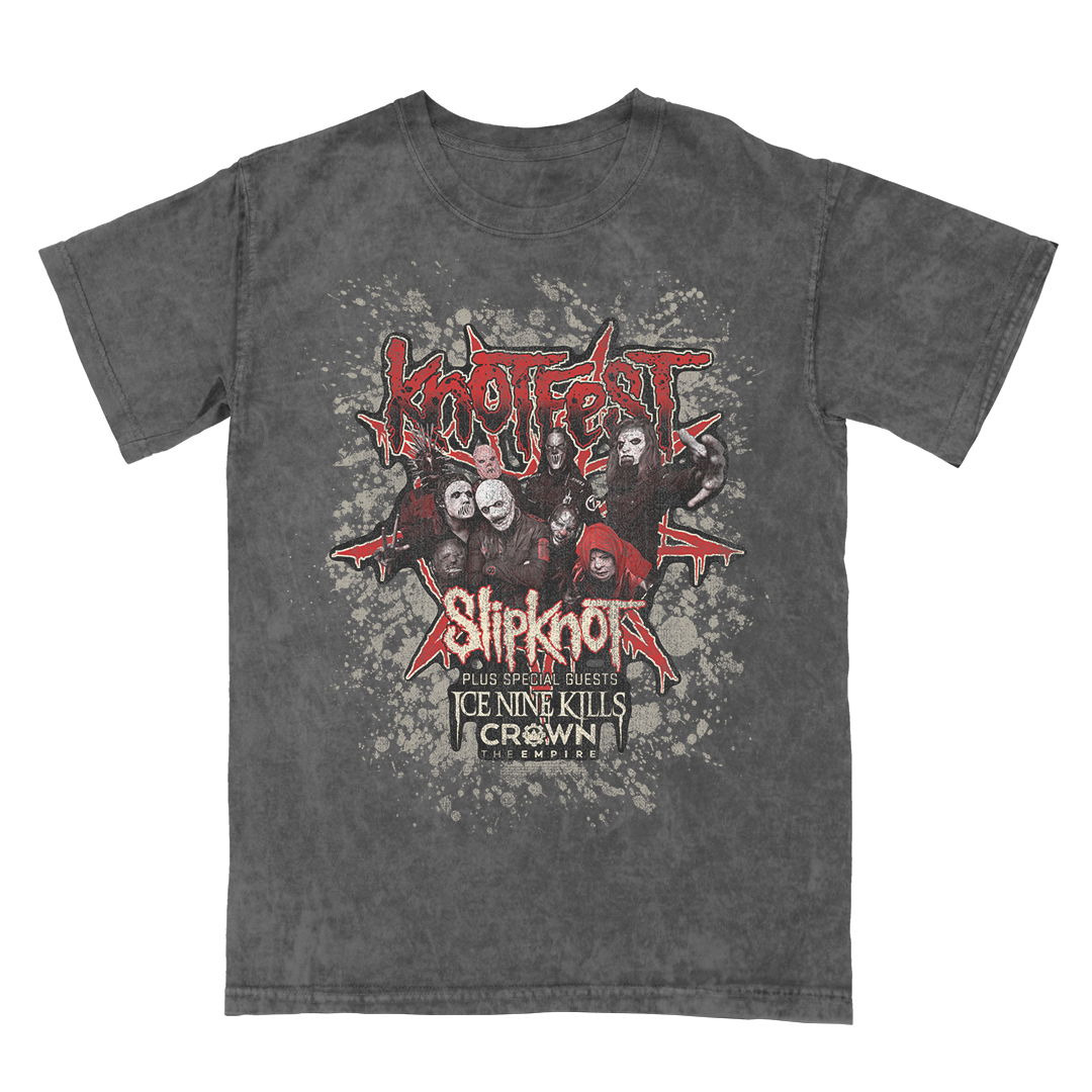 Knotfest Leg 3 ADMAT Tour Mineral Wash T-Shirt - S