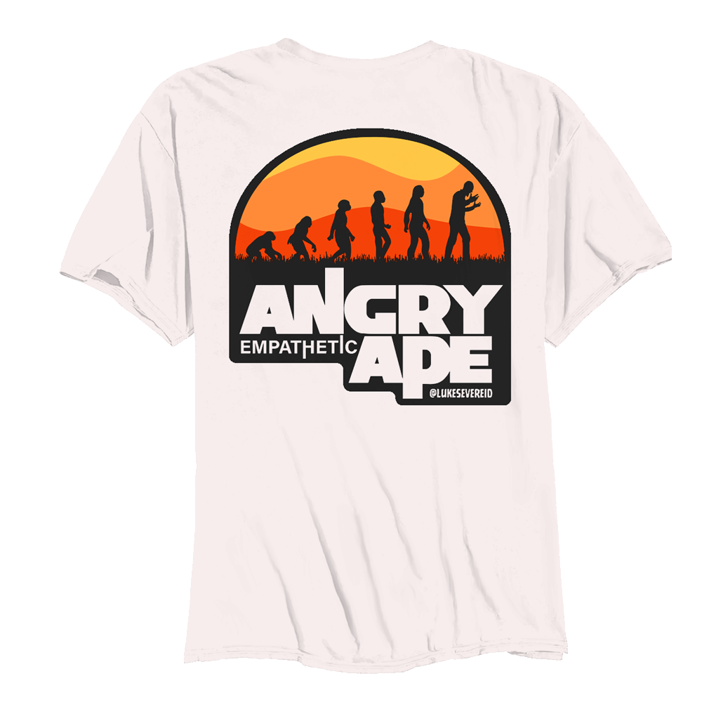 LUKE SEVEREID ANGRY APE LC/BACK TSHIRT VWHT