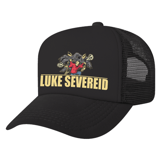 LUKE SEVEREID CROW & LOGO TRUCKER HAT OS