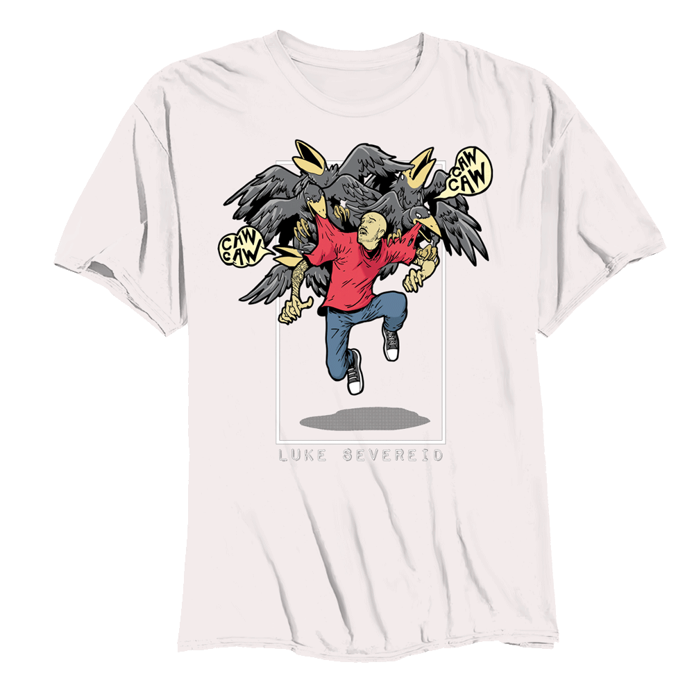 LUKE SEVEREID CROW TSHIRT VWHT