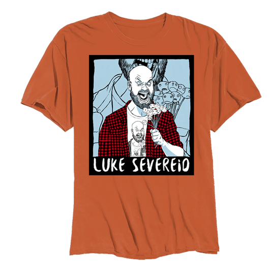 LUKE SEVEREID DANDY YELLING TSHIRT BURNT ORNG