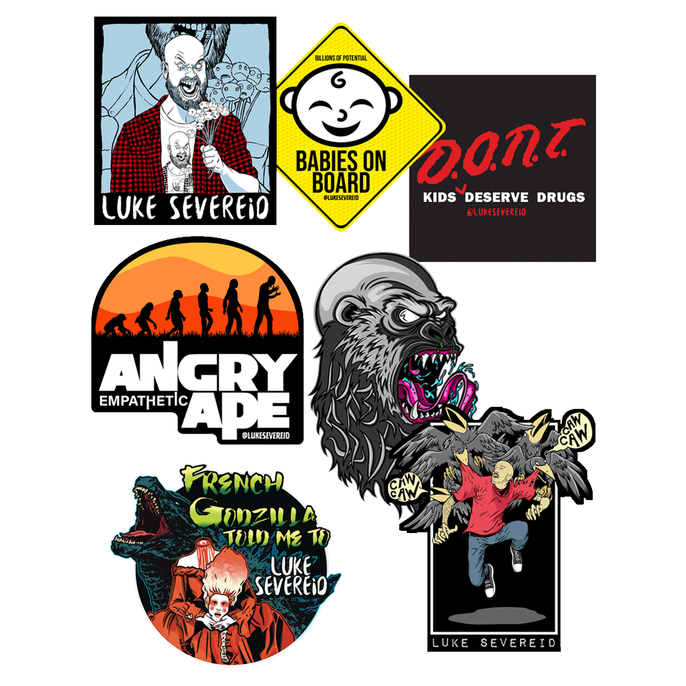 LUKE SEVEREID DECALS PACKAGE