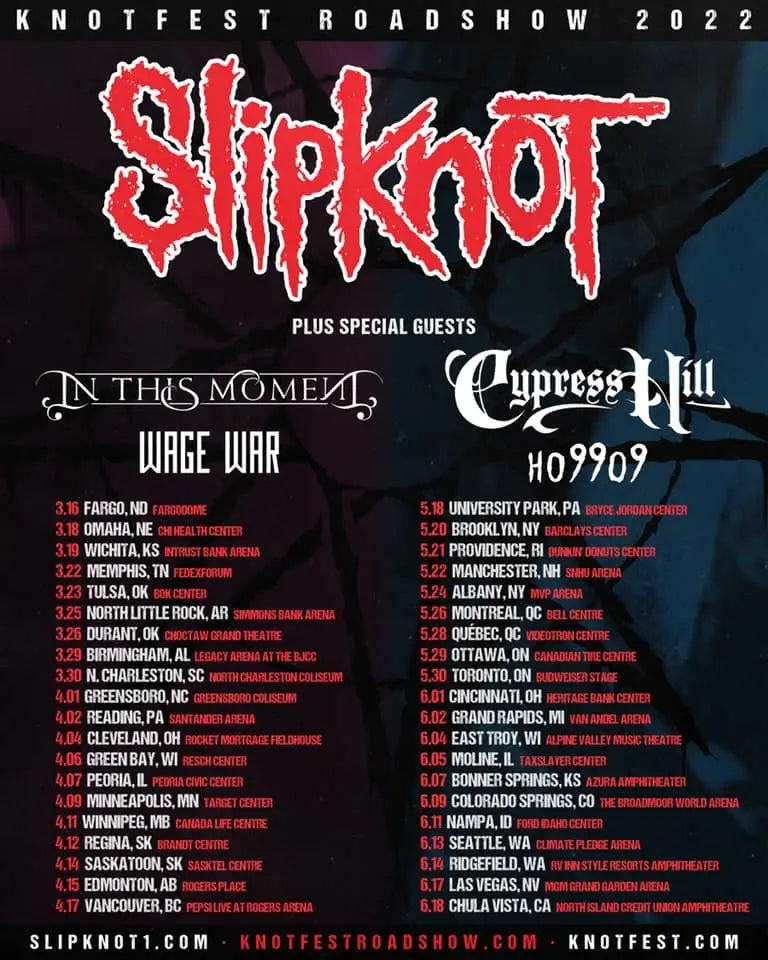The Knotfest Roadshow Rips Through the Carolinas Like a Hurricane
