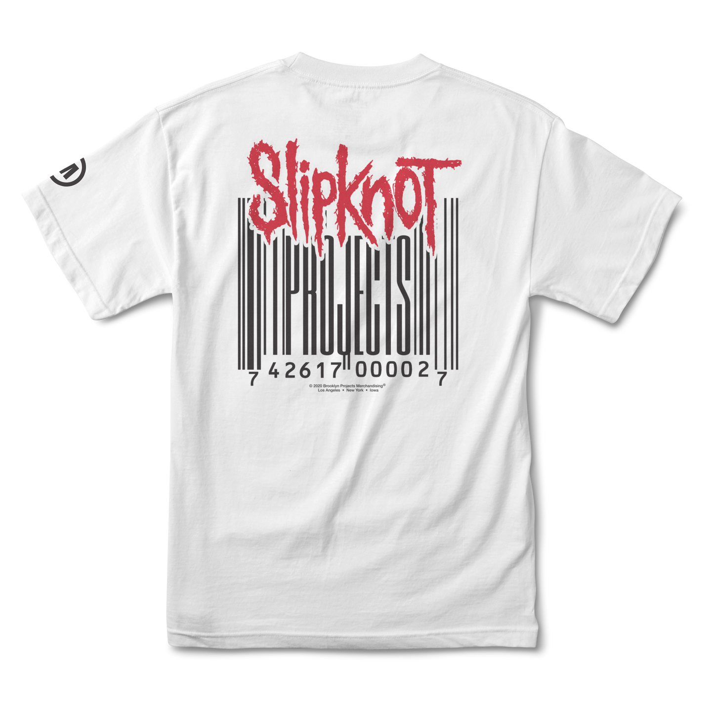 SK x BP White Barcode Tee