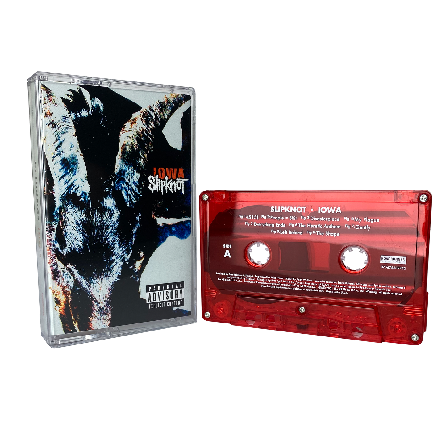 Slipknot Iowa 20th Anniversary Cassette Tape - Red