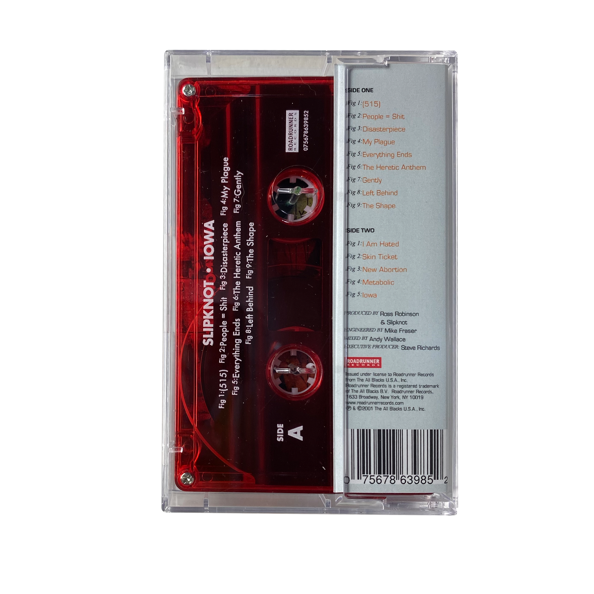Slipknot Iowa 20th Anniversary Cassette Tape - Red