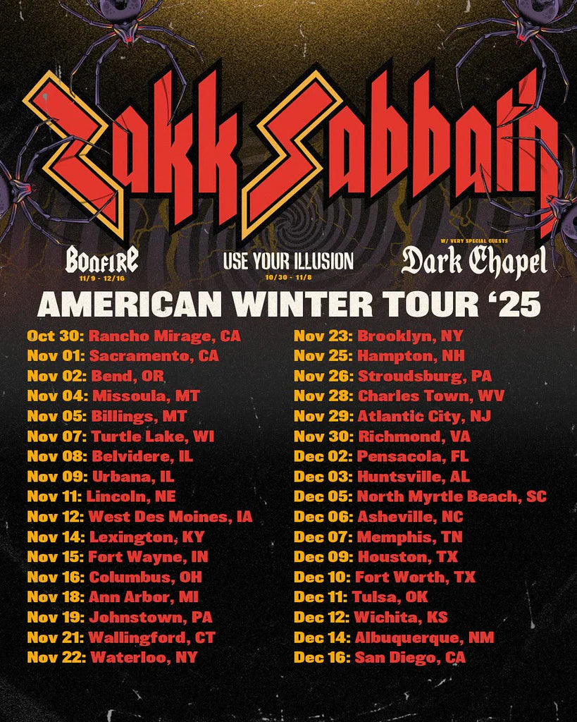 ZAKK SABBATH - PRESALE CODE