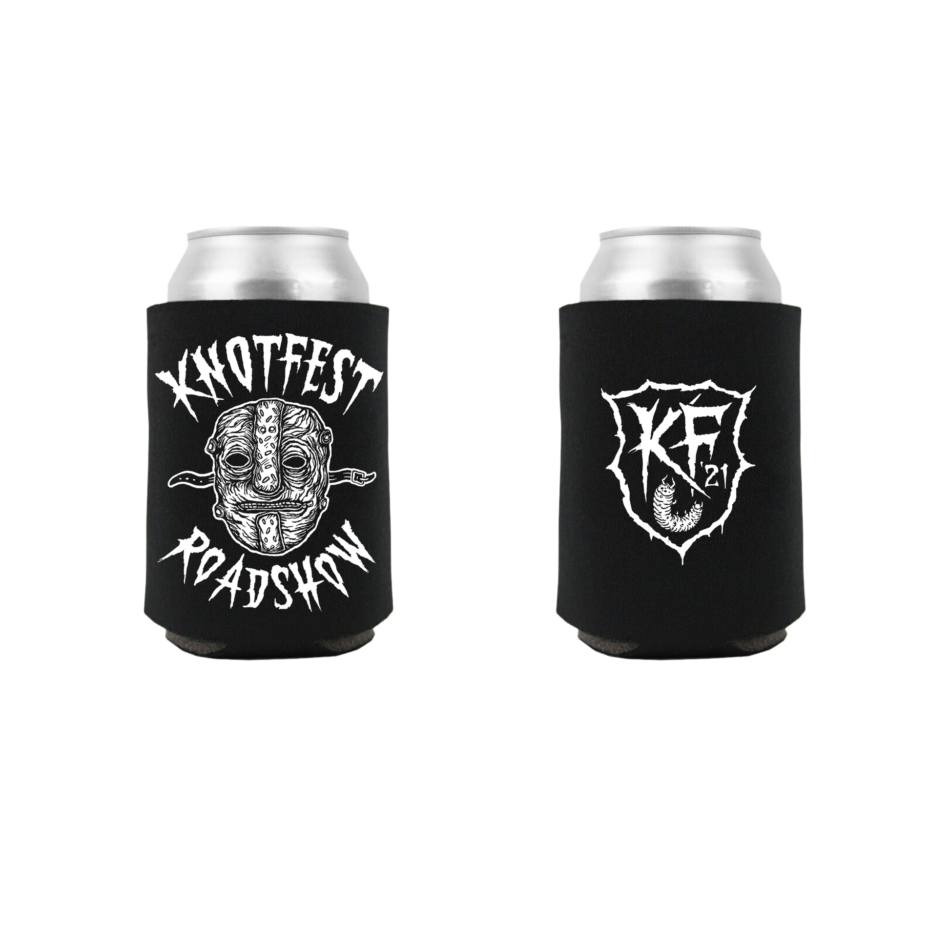 Maggot Mask Beer Koozie – Knotfest
