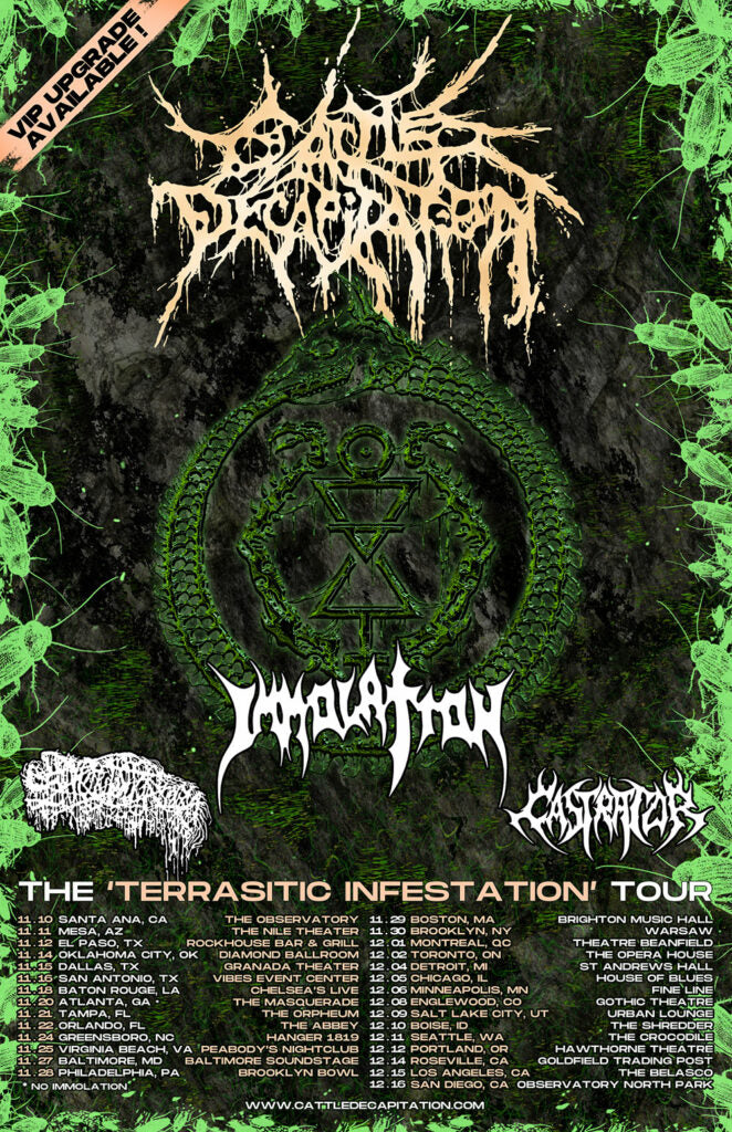 CATTLE DECAPITATION ANNOUNCE THE TERRASITIC INFESTATION TOUR Knotfest